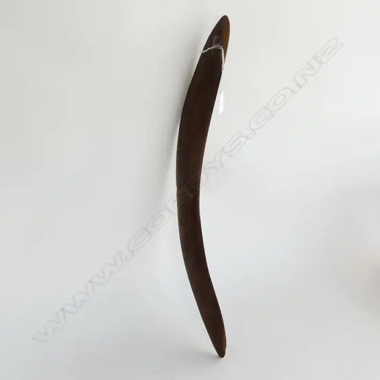 WESTERN AUSTRALIAN ABORIGINAL BOOMARANG DEPT. OF NATIVE AFFAIRS REGISTRATION #3025 L. 570MM