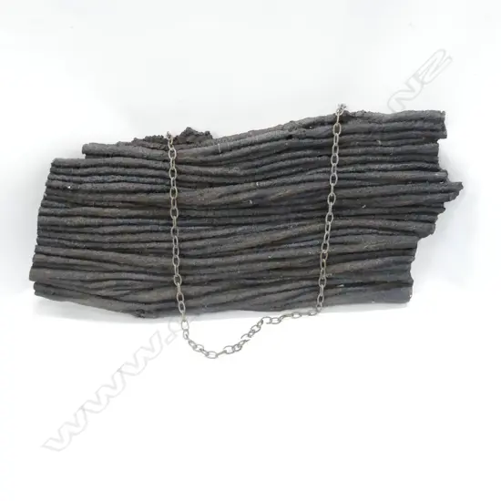 PAINTED CONCRETE VOLCANIC FLOW SPECIMEN 220x470mm