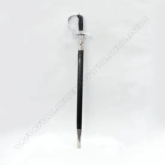 DUTCH POLICE SWORD & SCABBARD C.1900 L.800mm