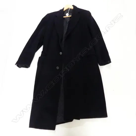 CHESTER BARRIE 100% CASHMERE COAT - DARK NAVY, ENGLAND
