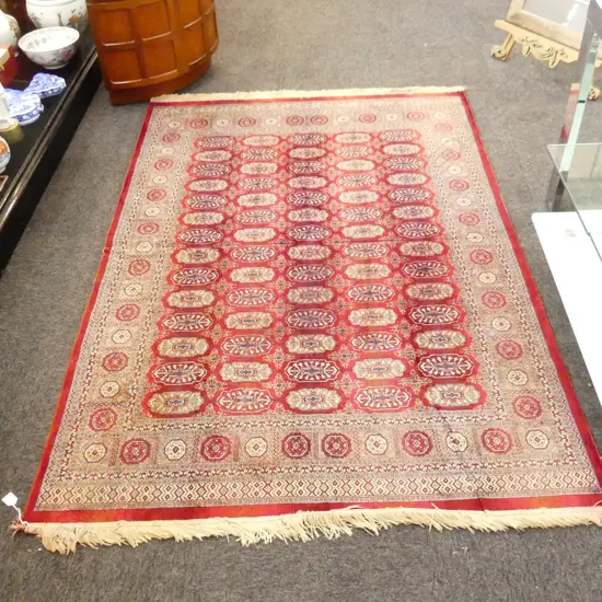 MACHINED RED RUG 2050x1390mm