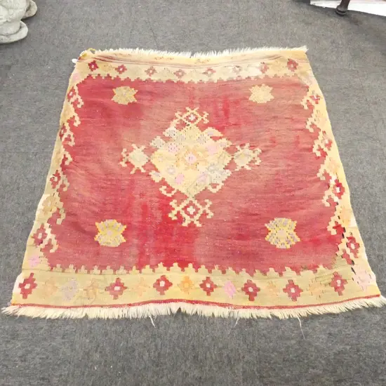 HAND WOVEN KELIM RUG 1150x1070mm