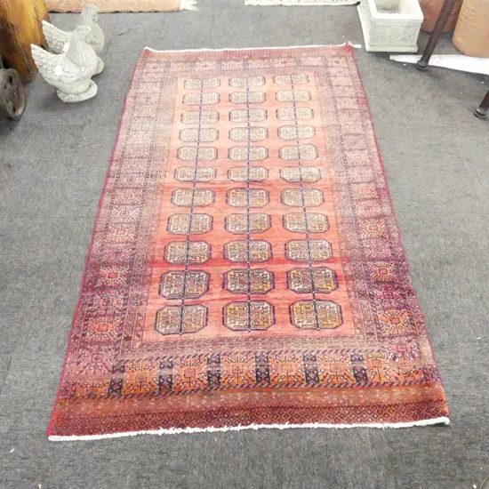 HAND KNOTTED WOOL PILE RUG 1800x1020mm