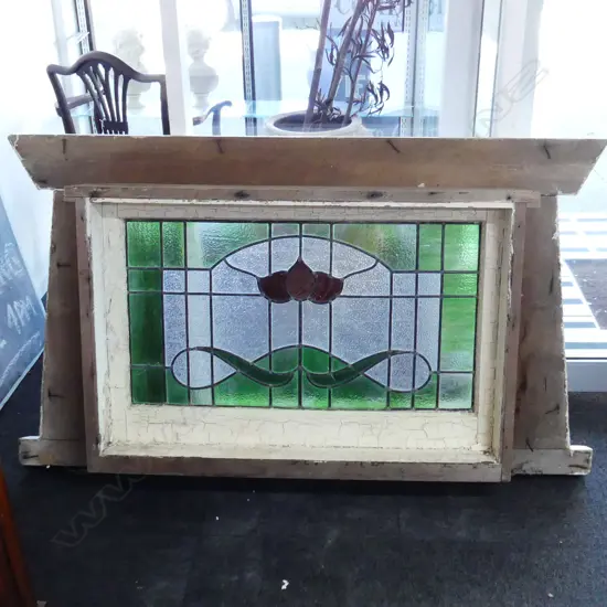 LEADLIGHT WINDOW (GLASS 500x900)...