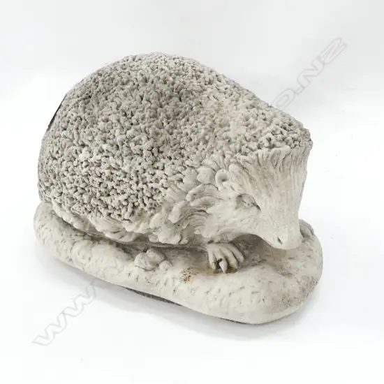 CONCRETE GARDEN HEDGEHOG. L.260mm H.200mm