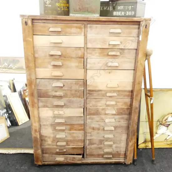 MULTI DRAWER WELLINGTON TYPE CHEST 1025x450x1545mm