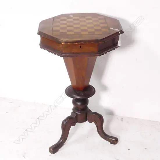 DRUM SHAPED SEWING CHESS TOPPED CABINET H760MM