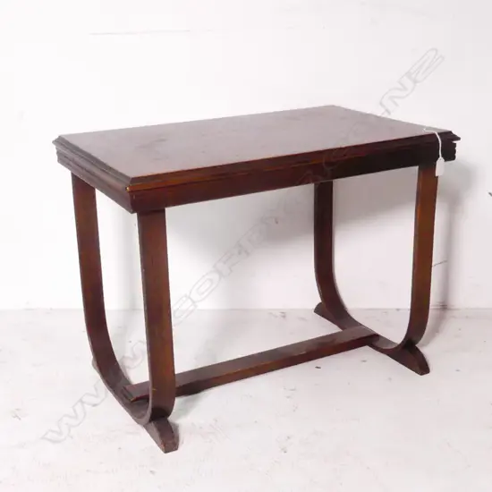 DECO OCCASIONAL TABLE, 680 x 450 x 530, (SOME STAINING TO TOP'S SURFACE)