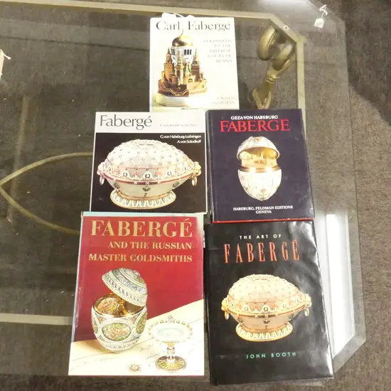 5 BOOKS ON FABERGE