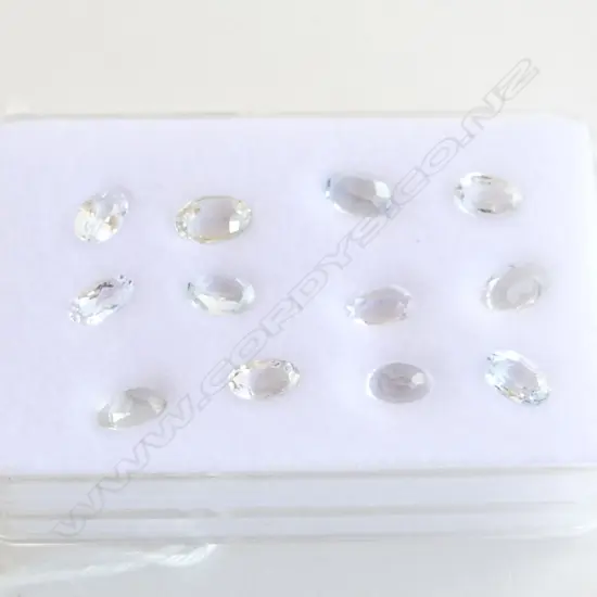 12 OVAL AQUAMARINE 5CT