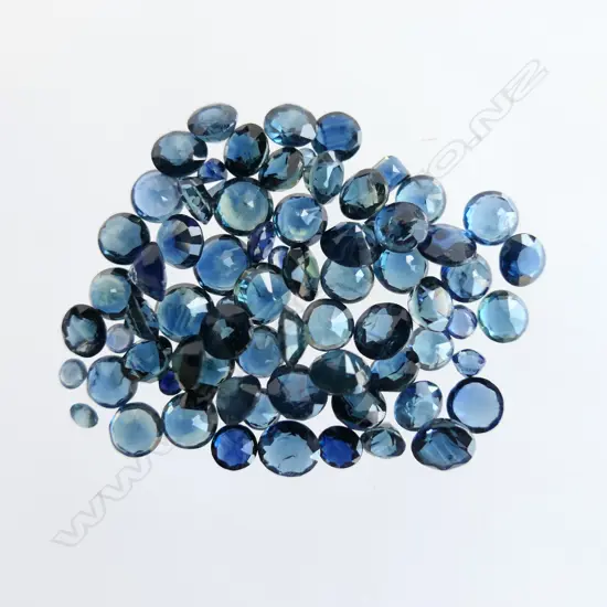 BAG FACETED SAPPHIRES, 10CT