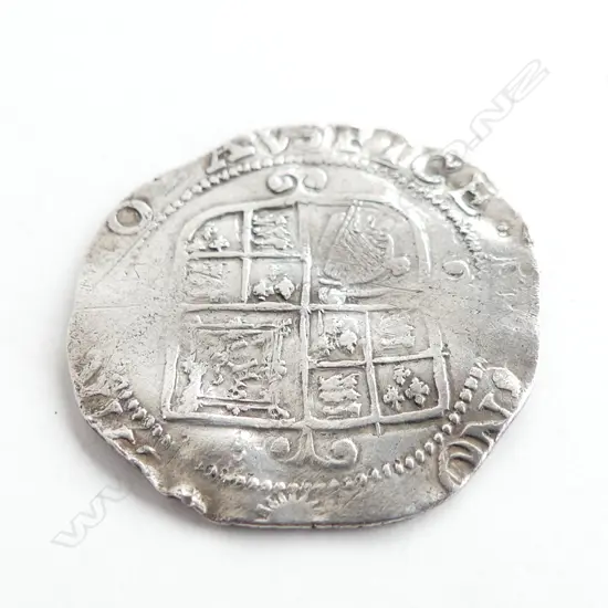 EARLY ENGLISH CHARLES I COIN - TOWER 1645-1646 A.D. 30mm dia
