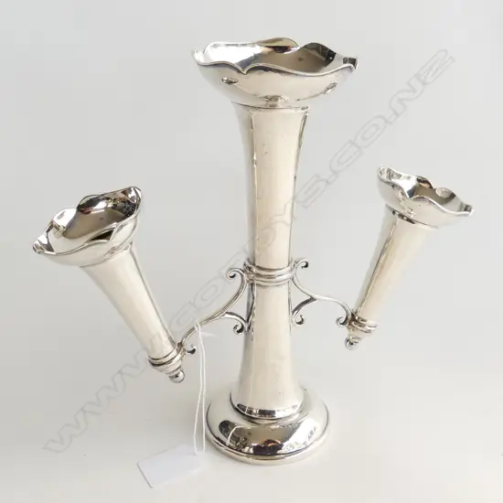 S/SILVER 3 BRANCH EPERGNE H225MM  W222grms