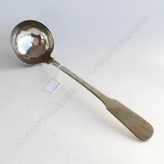 S/SILVER SOUP LADLE L330MM W240grms