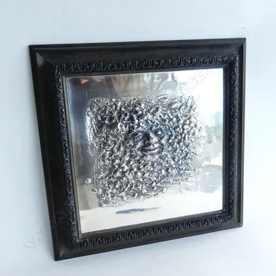 .999 PURE SILVER LAWRENCE BEALL SMITH FRAMED ARTWORK 'BACCHUS' 406/5000 270x270mm