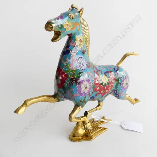 CLOISONNE HORSE L.240mm