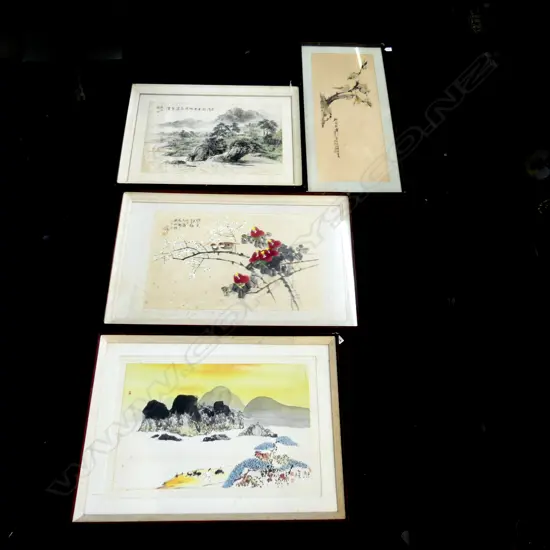 4 LG ORIENTAL ARTWORKS...