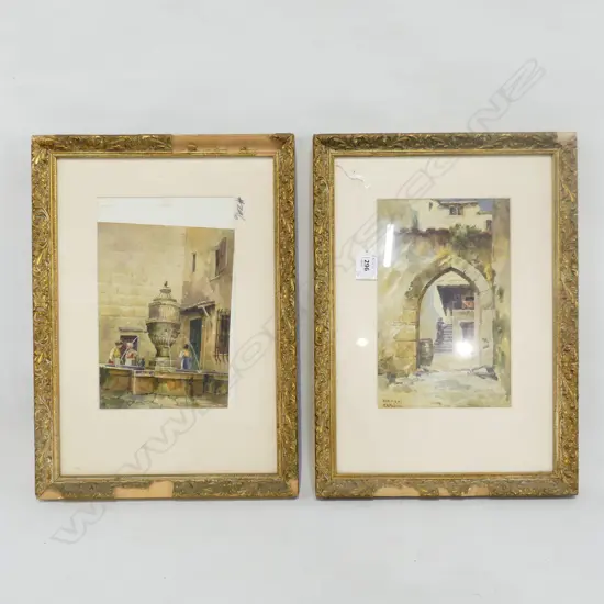 PR ITALIAN W/CS SIGNED H420 W290MM FRAMES  DISTRESSED