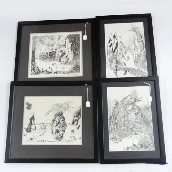 PR REI HAMON SIGNED LTD. ED. PRINTS; STILL WATERS 411/600 315x360mm, OTHER &#x2B; 2 OTHER BY PARKER