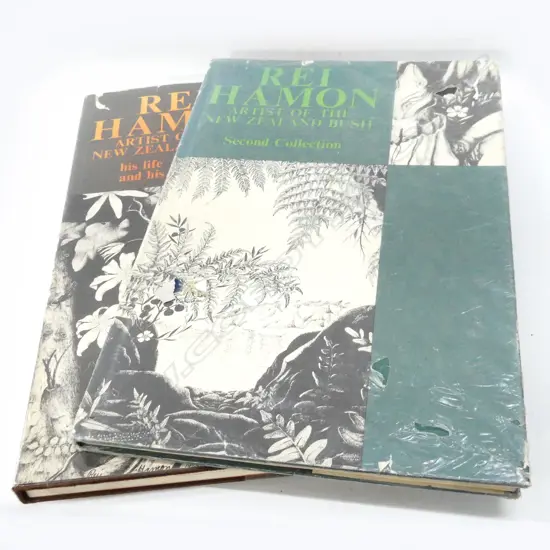 2 REI HAMON SIGNED BOOKS 380x260mm