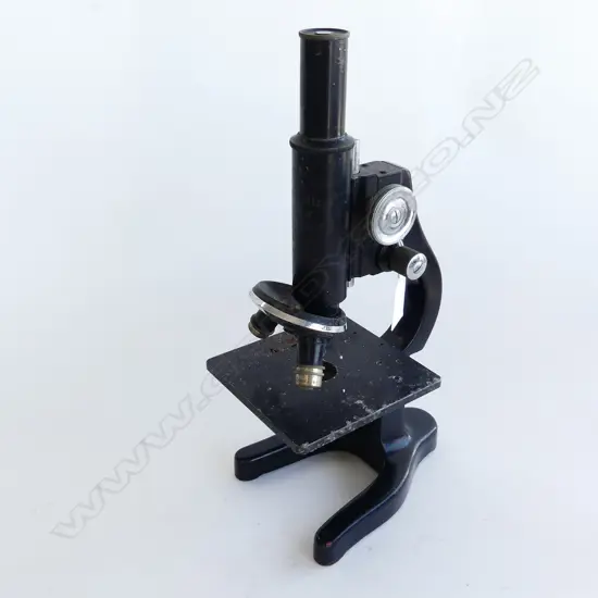 VINTAGE WETZLAR EX AUCKLAND UNI MICROSCOPE H320MM