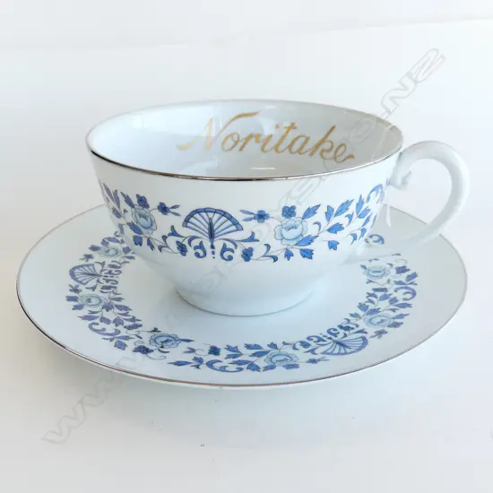 HUGE VINTAGE NORITAKE ADVERTISING CUP &amp; SAUCER FOR SHOP WINDOW DISPLAY D. 350mm