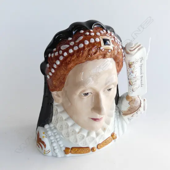 RD LARGE SIZE CHARACTER JUG QUEEN ELIZEBETH 1 H180MM