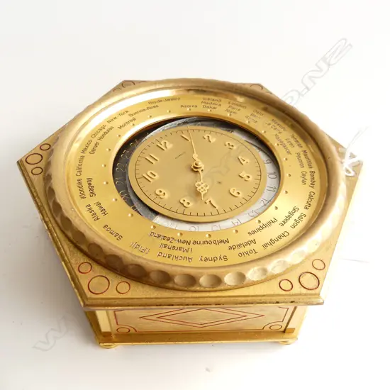 GUBELIN TABLE WORLD CLOCK DIA 180MM