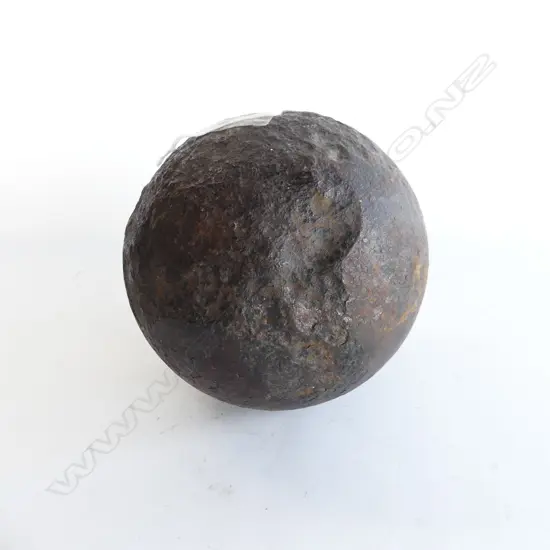 OLD STEEL CANNON BALL 150mm
