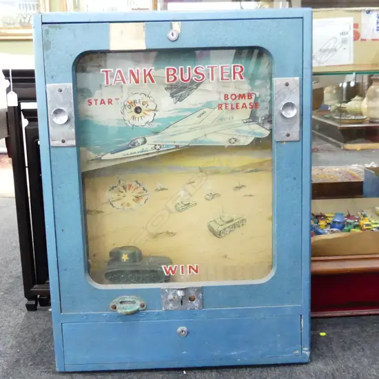 TANK BUSTER PENNY ARCADE WALL GAME H760MM W550MM