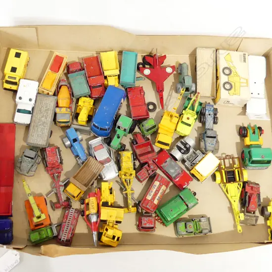 TRAY OF VINTAGE MATCHBOX TOYS & OTHERS 40+