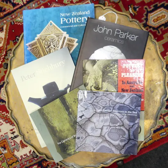 6 NZ POTTERY BOOKS