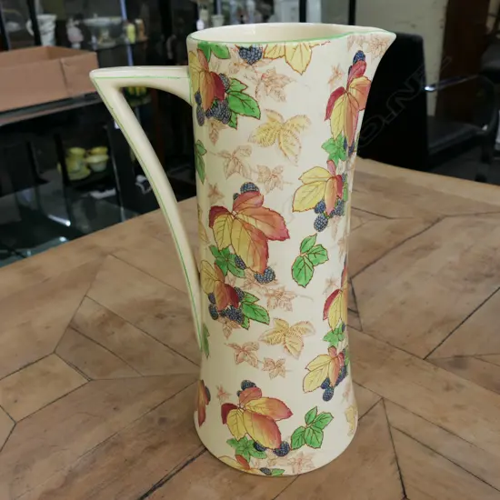 TALL ROYAL DOULTON BLACKBERRIES JUG, #D5698, H.360mm