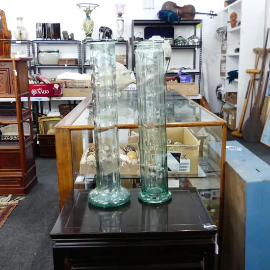 PR TALL GLASS VASES H.570mm
