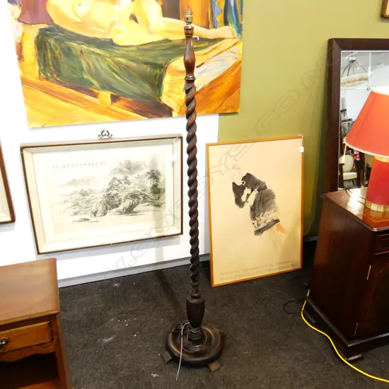 BARLEY TWIST STANDARD LAMP H.1600mm