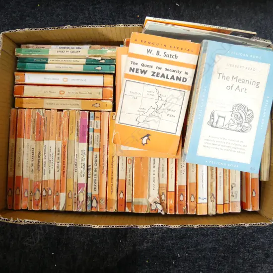 BOX LOT ASST. VINTAGE PENGUIN NOVELS