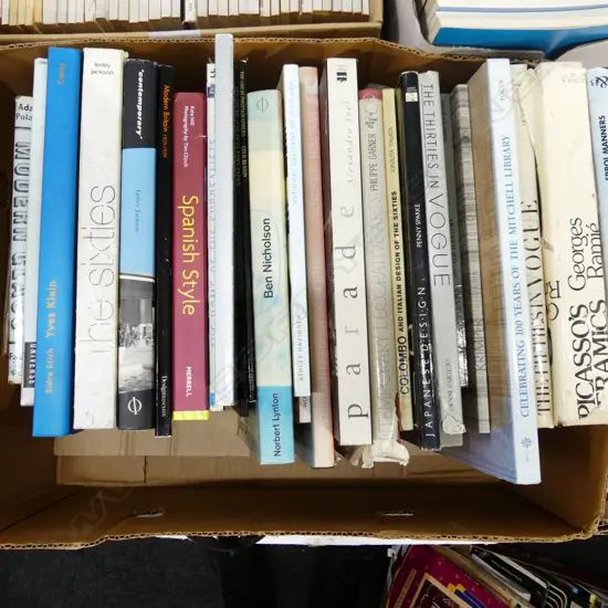 BIG BOX LOT ARCHITECTURE BOOKS ETC