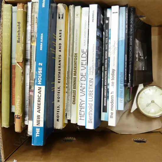 BOX LOT ASST. ARCHITECTURE BOOKS