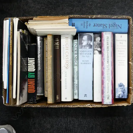 BOX LOT ASST. NON FICTION BOOKS; ART, DESIGN ETC