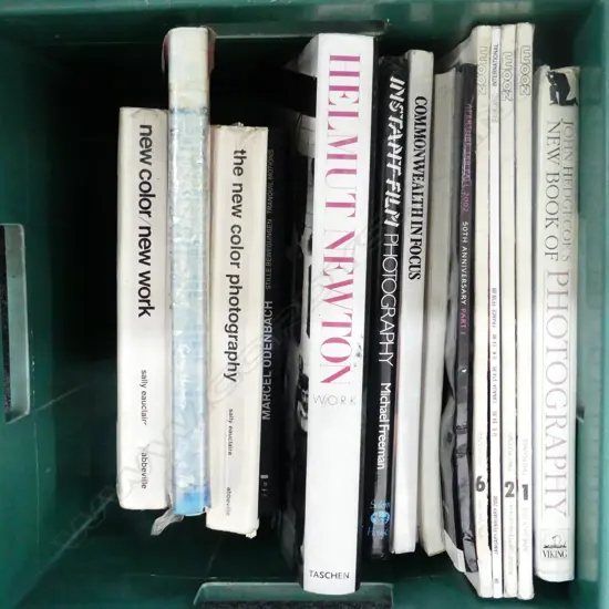 BOX LOT ART BOOKS; HELMUT NEWTON, PHOTOGRAPHY ETC
