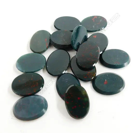 BAG BLOODSTONE FLAT DISCS 