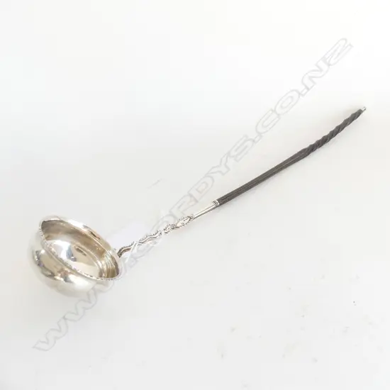 GEO.III SILVER TODDY LADLE BALEEN HANDLE 18thC