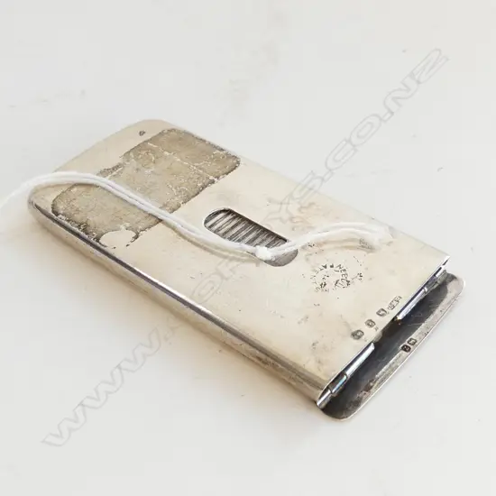 BIRMINGHAM 1924 SILVER CARD CASE/ VESTA 44gms