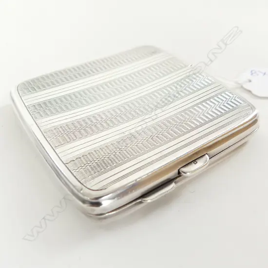 STG SILVER CIGARETTE CASE B'HAM 1927 106 GRAMS