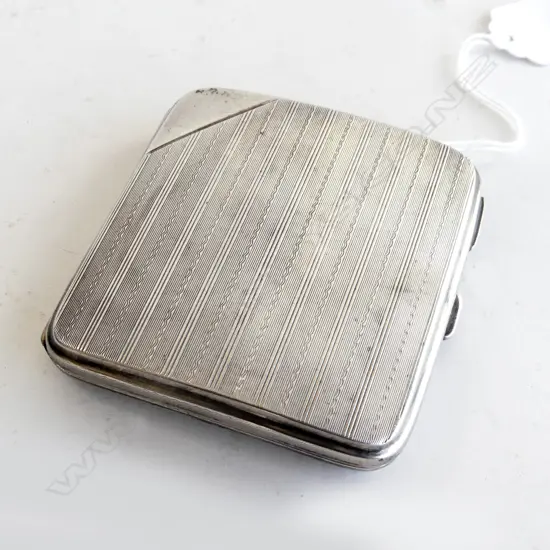 STG SILVER CIGARETTE CASE, CHESTER, 1924, 109GMS