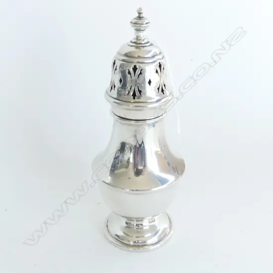 S/SILVER SUGAR CASTER H180MM  187grms