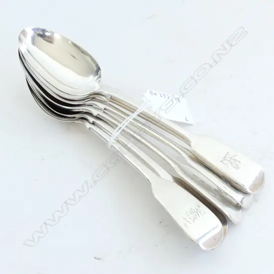 6 S/SILVER  VICT DESSERT SPOONS 278grms