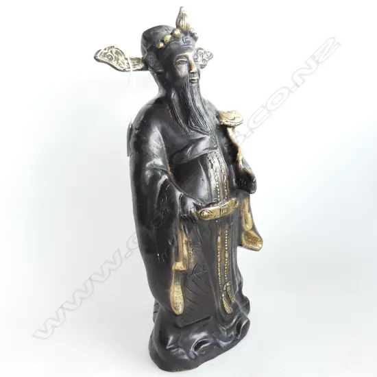 BRONZE ORIENTAL FIGURE H.370mm