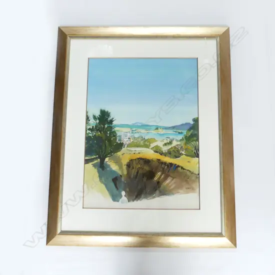 JOHN CASTLE LGE W/C MT EDEN EXTENSIVE LANDSCAPE 725 x 530mm