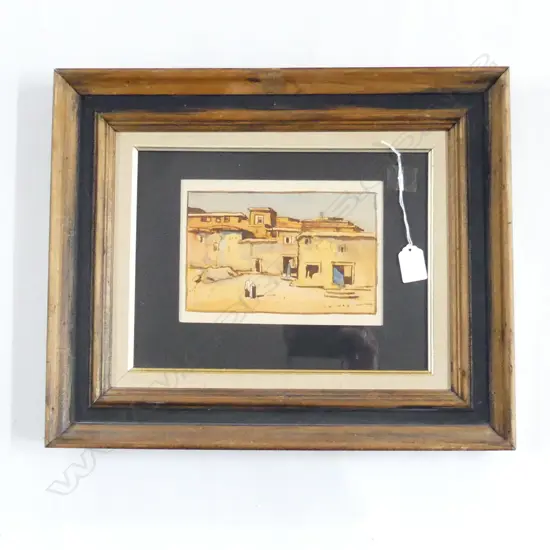 JOHN WEEKS, MOROCCAN VILLAGE WC 140x200mm